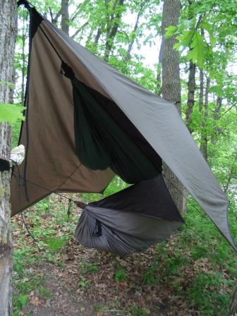 Hang Hammock Camping Tarp